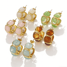 Load image into Gallery viewer, Moon Stud Earrings