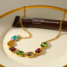 Load image into Gallery viewer, Stainless Steel Zircon Necklaces