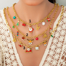 Carregar imagem no visualizador da galeria, Stainless Steel Christmas Charms Necklaces