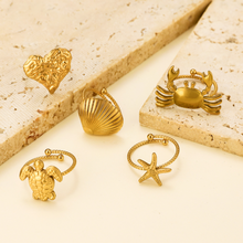 Charger l'image dans la galerie, Stainless Steel Beach Rings