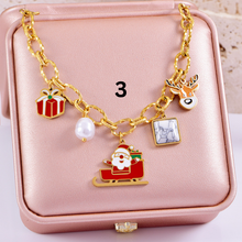 Carregar imagem no visualizador da galeria, Stainless Steel Christmas Charms Necklaces