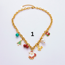 Carregar imagem no visualizador da galeria, Stainless Steel Christmas Charms Necklaces