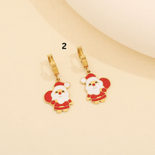 Load image into Gallery viewer, Stainless Steel Christmas Charms Earrings