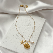 Charger l'image dans la galerie, Stainless Steel Marine & Pearls Necklaces