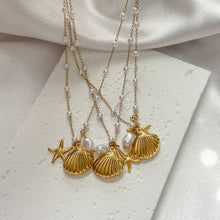 Charger l'image dans la galerie, Stainless Steel Marine & Pearls Necklaces