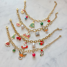 Cargar imagen en el visor de la galería, Stainless Steel Christmas Charms Bracelets