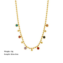 Charger l'image dans la galerie, Stainless Steel Colorful Drops Necklace