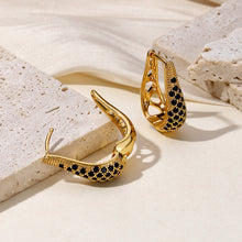 Load image into Gallery viewer, Plating Inlay Chandelier Earrings