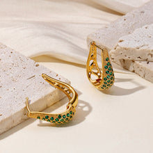 Load image into Gallery viewer, Plating Inlay Chandelier Earrings