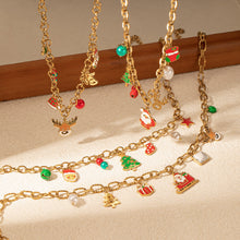 Carregar imagem no visualizador da galeria, Stainless Steel Christmas Charms Necklaces
