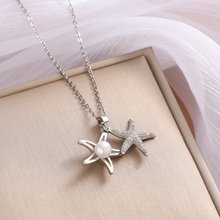 Charger l'image dans la galerie, Beach Starfish Pendant Necklace