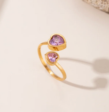 Carica l'immagine nel visualizzatore di Gallery, Heart Shape Open Rings