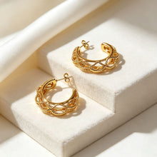 Carregar imagem no visualizador da galeria, Basket-shaped earrings