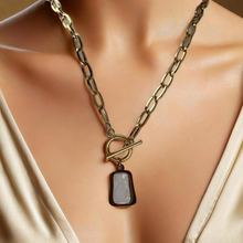 Charger l'image dans la galerie, Stainless Steel Shell Square Necklace