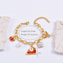 Cargar imagen en el visor de la galería, Stainless Steel Christmas Charms Bracelets