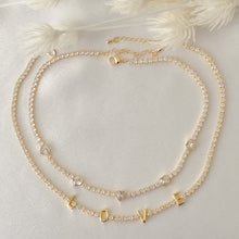 Charger l'image dans la galerie, White Tennis Chain Crystal Necklace