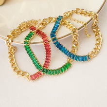 Charger l'image dans la galerie, Inlaid Colorful Zircon Bracelet