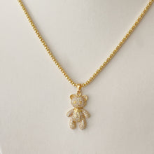 Charger l'image dans la galerie, Teddy Bear Pendant Necklace