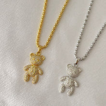 Charger l'image dans la galerie, Teddy Bear Pendant Necklace