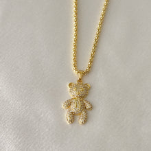 Charger l'image dans la galerie, Teddy Bear Pendant Necklace