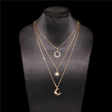 Cargar imagen en el visor de la galería, Collar solar de acero inoxidable