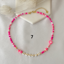 Carregar imagem no visualizador da galeria, 7 Styles of Pink Necklaces
