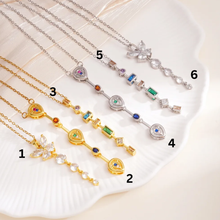 Carica l'immagine nel visualizzatore di Gallery, Longer Geometry Necklaces
