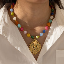 Load image into Gallery viewer, Colorful Beads &amp; Pendants Necklace
