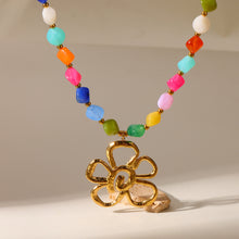 Load image into Gallery viewer, Colorful Beads &amp; Pendants Necklace
