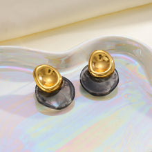 Load image into Gallery viewer, Stainless Steel Geometric Stud Earrings
