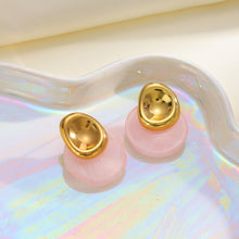 Load image into Gallery viewer, Stainless Steel Geometric Stud Earrings

