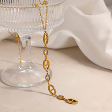 Charger l'image dans la galerie, Stainless Steel Y Necklace
