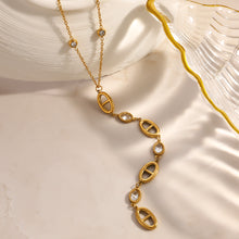 Charger l'image dans la galerie, Stainless Steel Y Necklace
