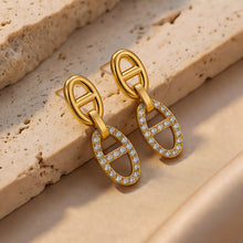 Load image into Gallery viewer, Stainless Steel Mariner Earrinds
