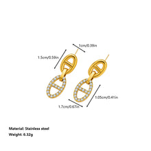 Load image into Gallery viewer, Stainless Steel Mariner Earrinds
