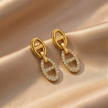 Load image into Gallery viewer, Stainless Steel Mariner Earrinds
