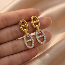 Load image into Gallery viewer, Stainless Steel Mariner Earrinds
