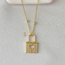 Load image into Gallery viewer, Padlock Pendant Necklace
