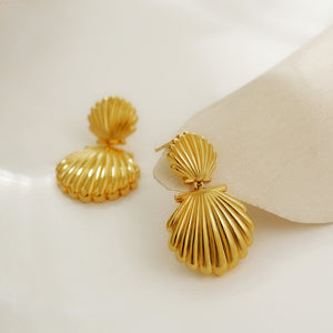 Shell Drop Earrings