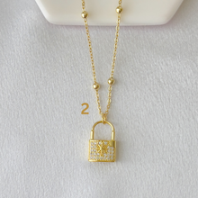 Load image into Gallery viewer, Padlock Pendant Necklace
