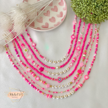 Cargar imagen en el visor de la galería, 7 Styles of Pink Necklaces
