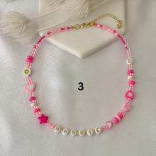 Load image into Gallery viewer, 7 Styles of Pink Necklaces
