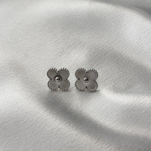 Load image into Gallery viewer, Stainless Steel Clover Drop Earrings
