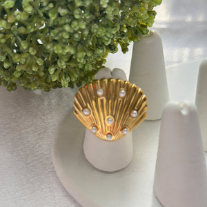 Gold Ocean adjustable rings