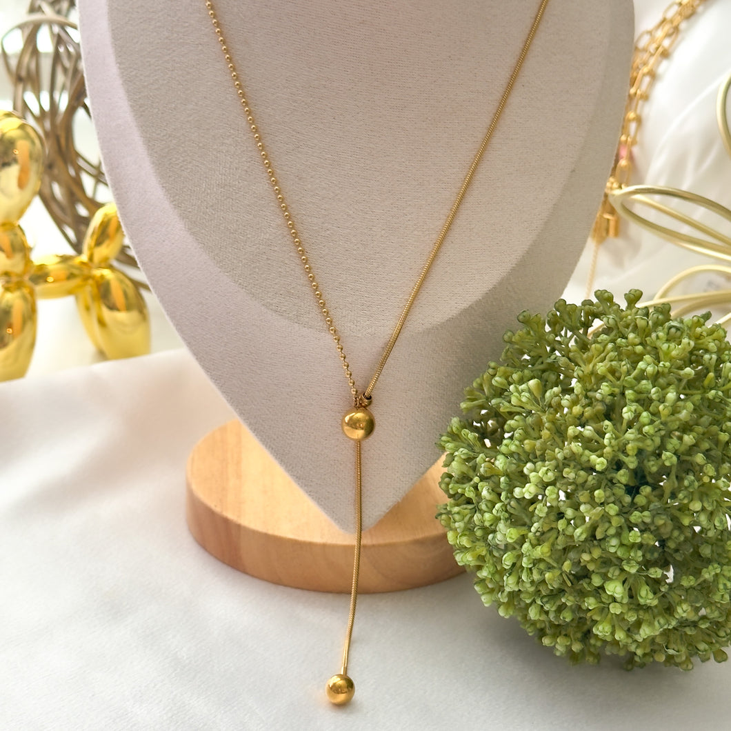 Stainless Steel Long Necklace