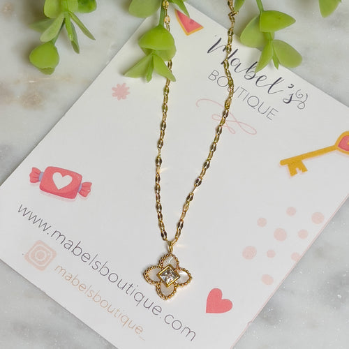 Dainty Initial Necklace – Mabel's Boutique