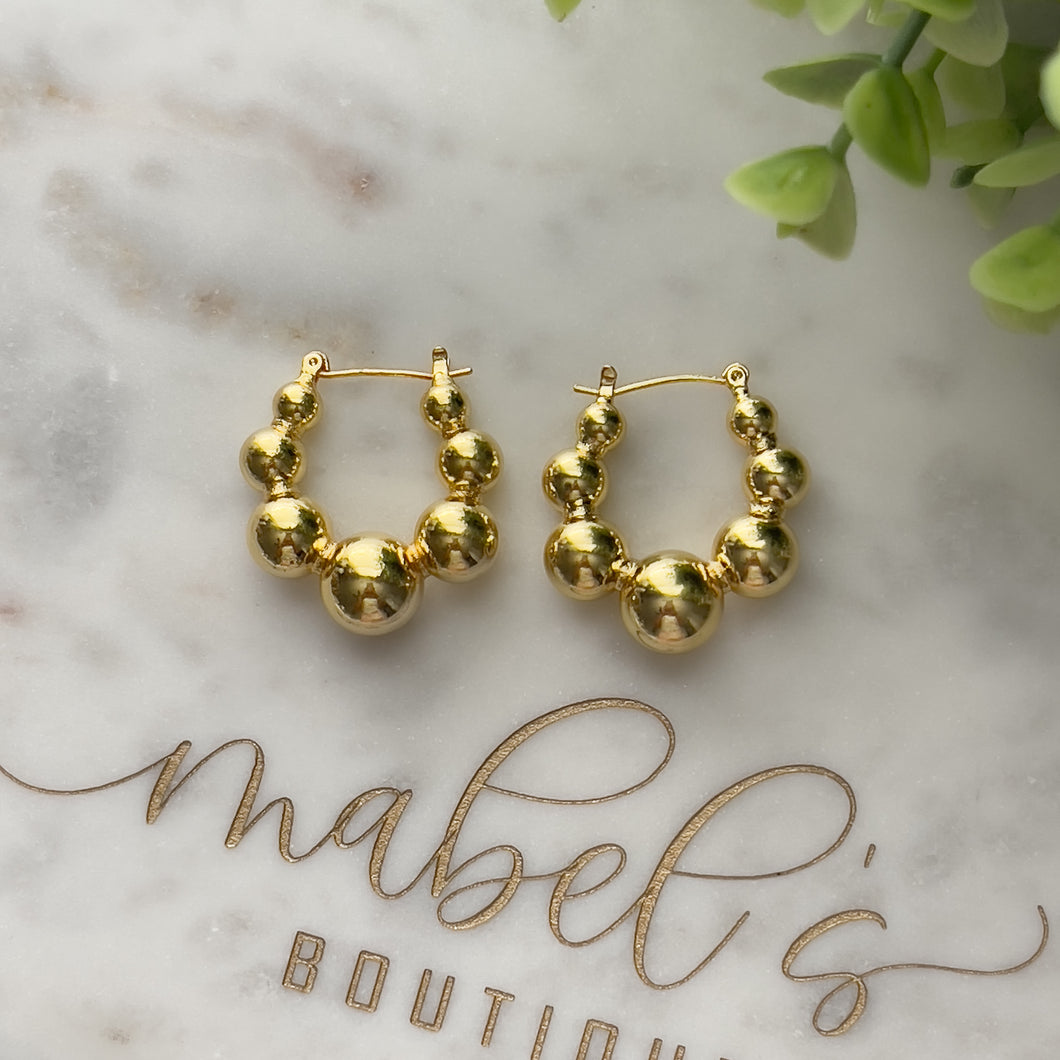 Beads Hoops Earrings