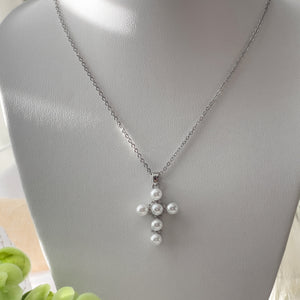 Cross & Pearls Necklaces