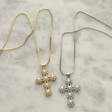 Load image into Gallery viewer, Cross &amp; Pearls II Necklaces

