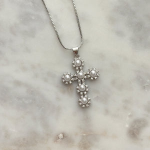 Cross & Pearls II Necklaces